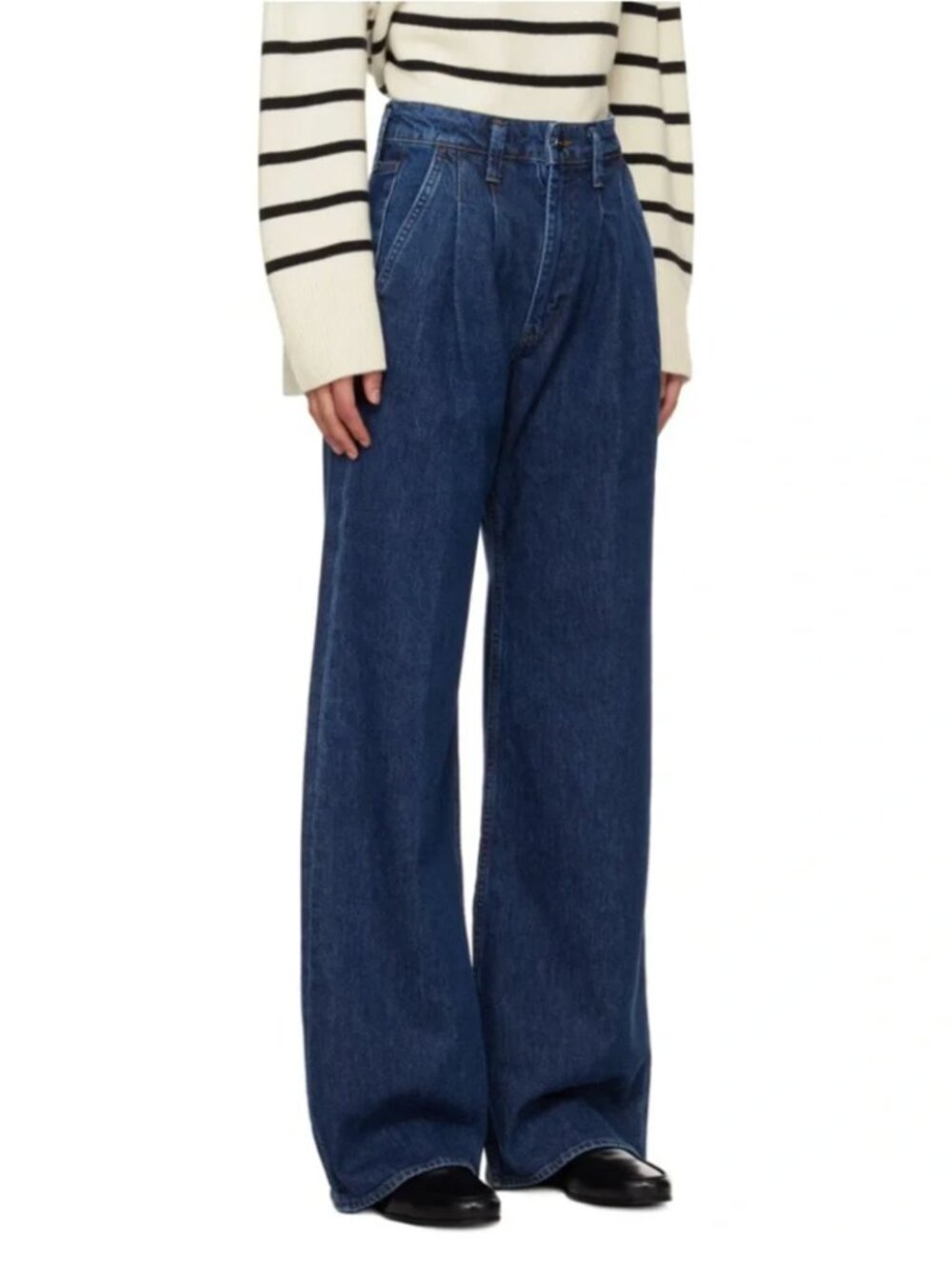 Anine Bing The Carrie Dark Denim Jeans Size 28